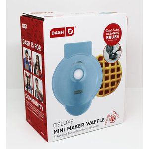 NEW Dash deluxe mini waffle maker